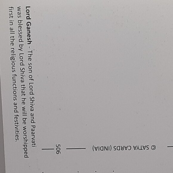 One Free With Tapestry OR Book Ganesh Hindu Satya Card Postcard Photo Frame Art - Picture 6 of 6